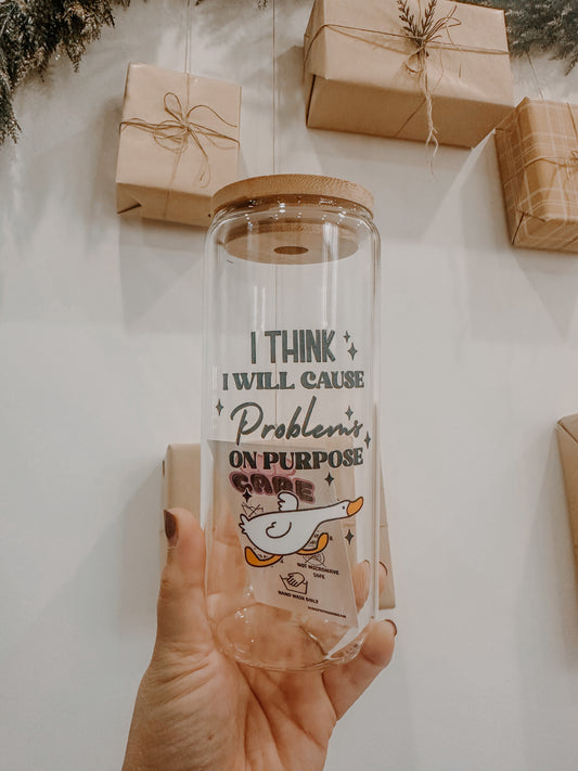 20 oz Glass Tumbler
