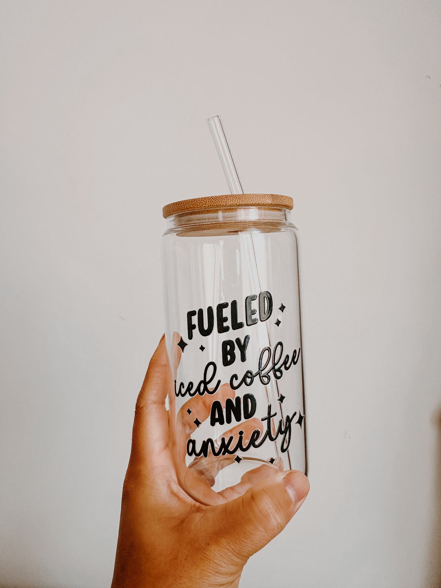 Coffee Lovers - 16 oz Glass Tumbler
