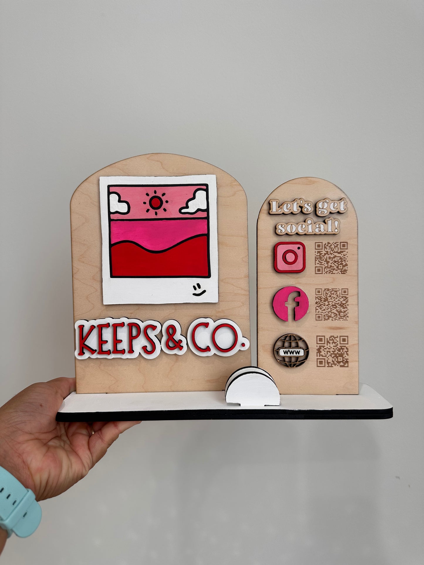 Custom Wood Table Sign