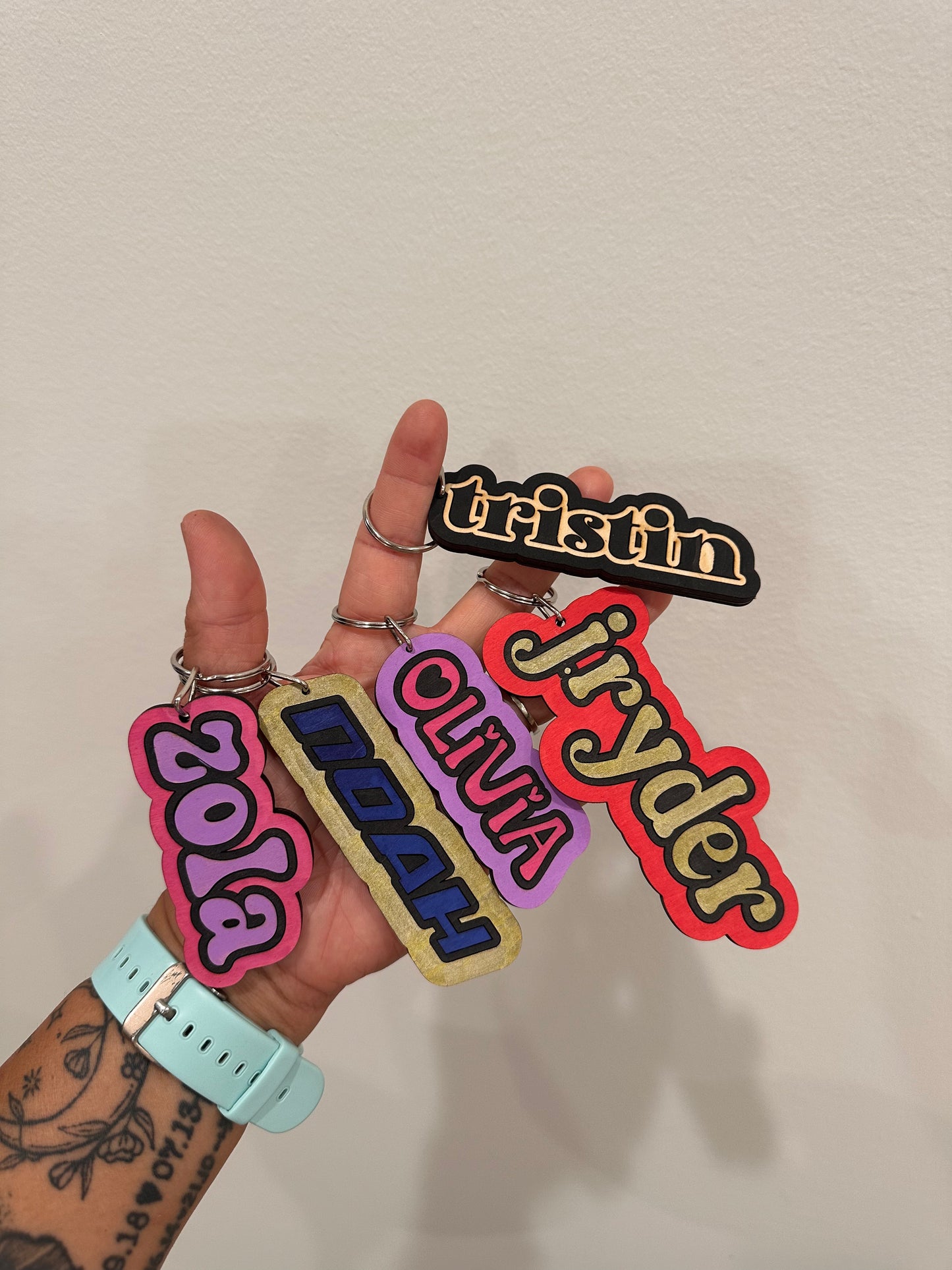 Custom Name Keychain