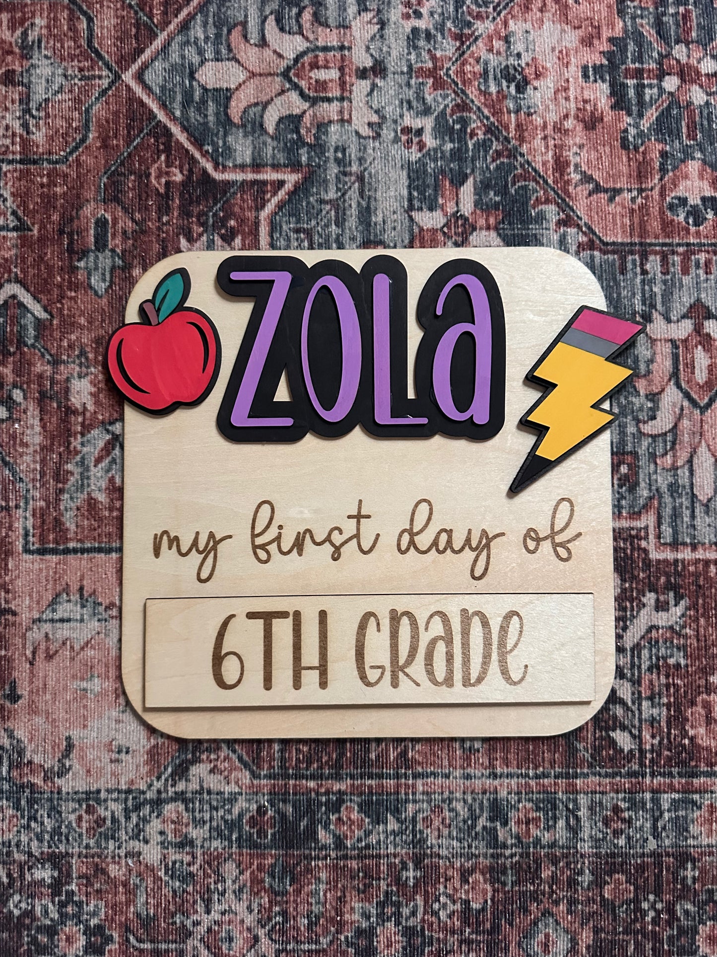 Reversible First/Last Day of School Sign