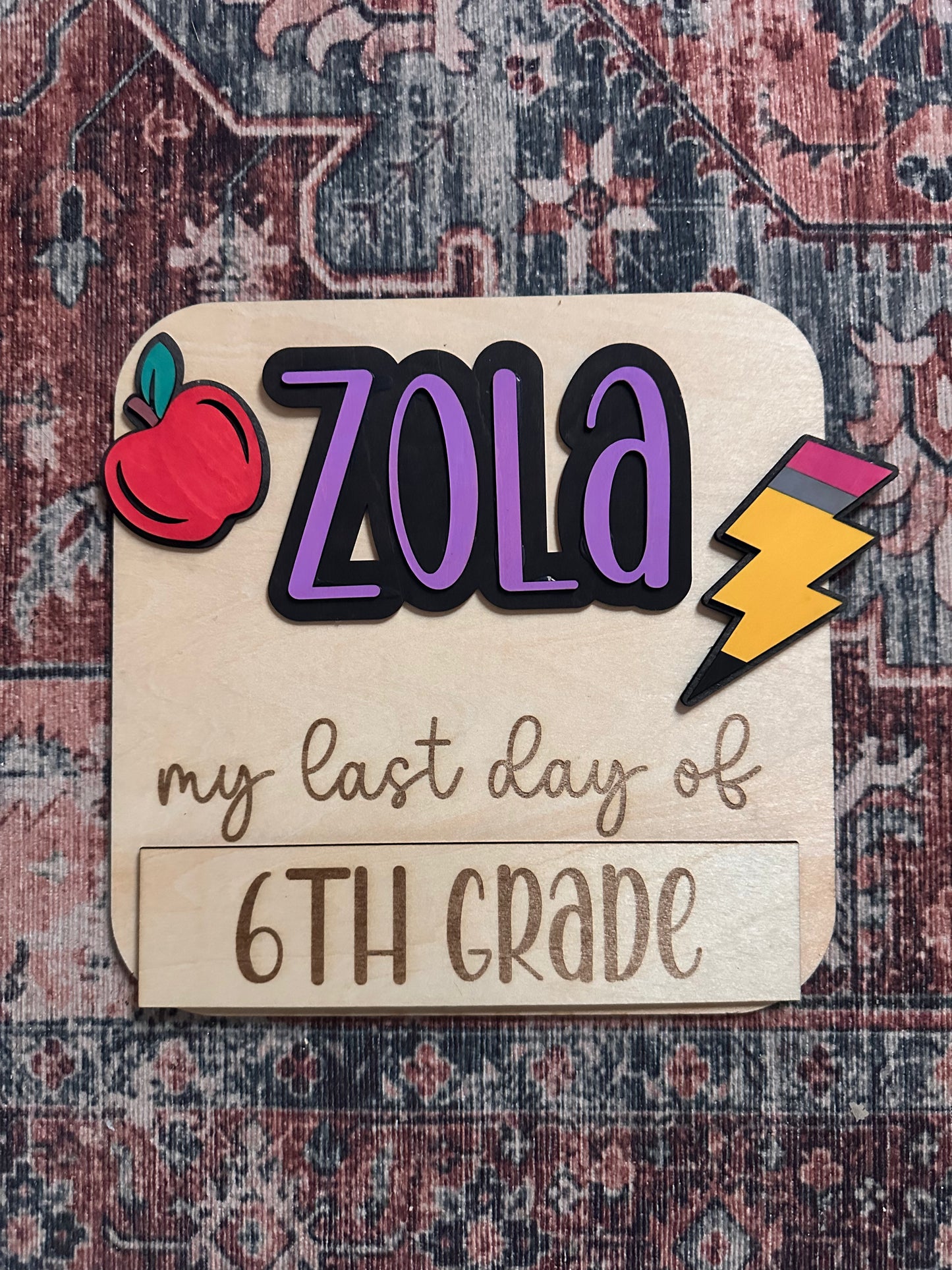 Reversible First/Last Day of School Sign