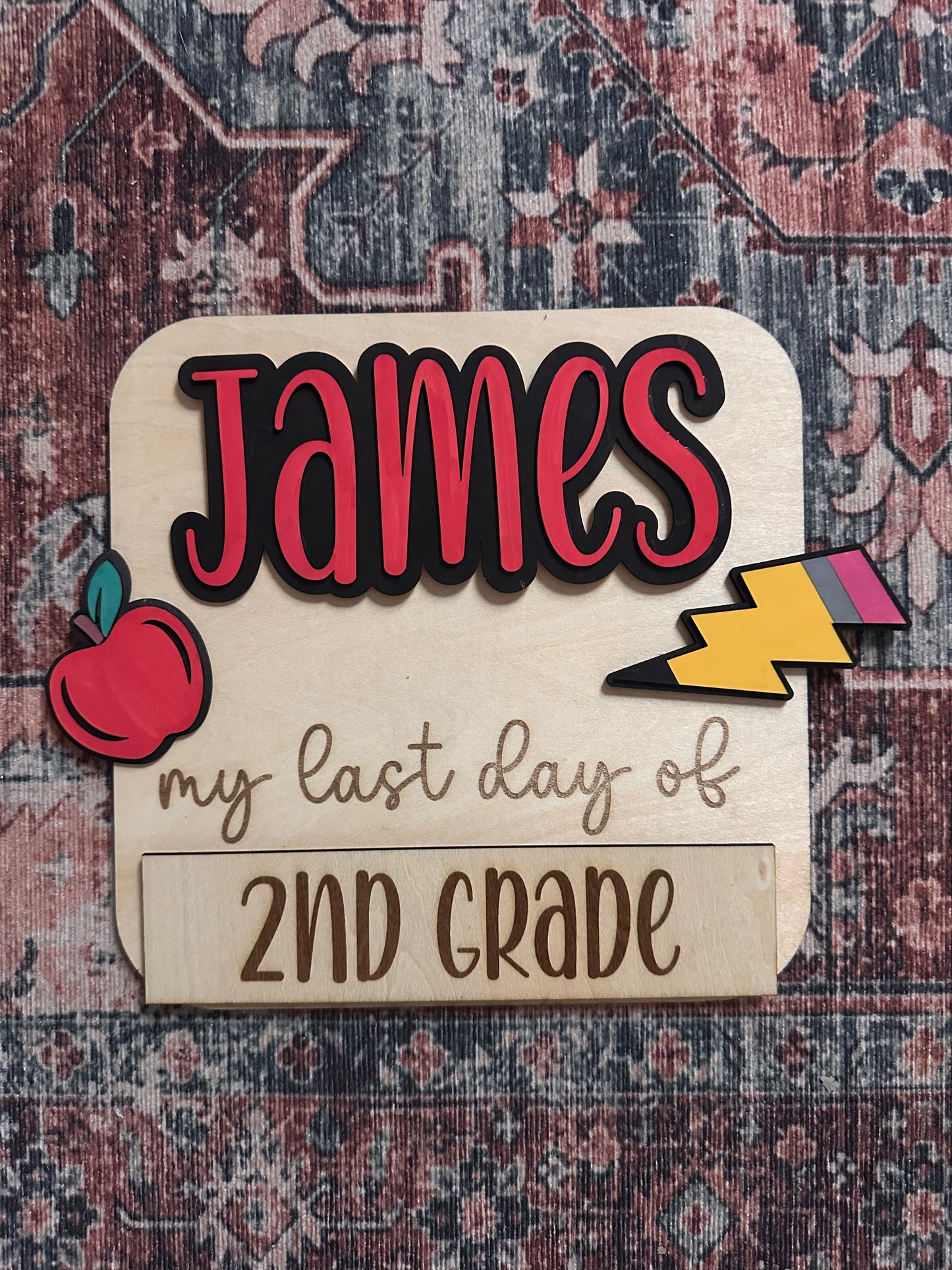 Reversible First/Last Day of School Sign