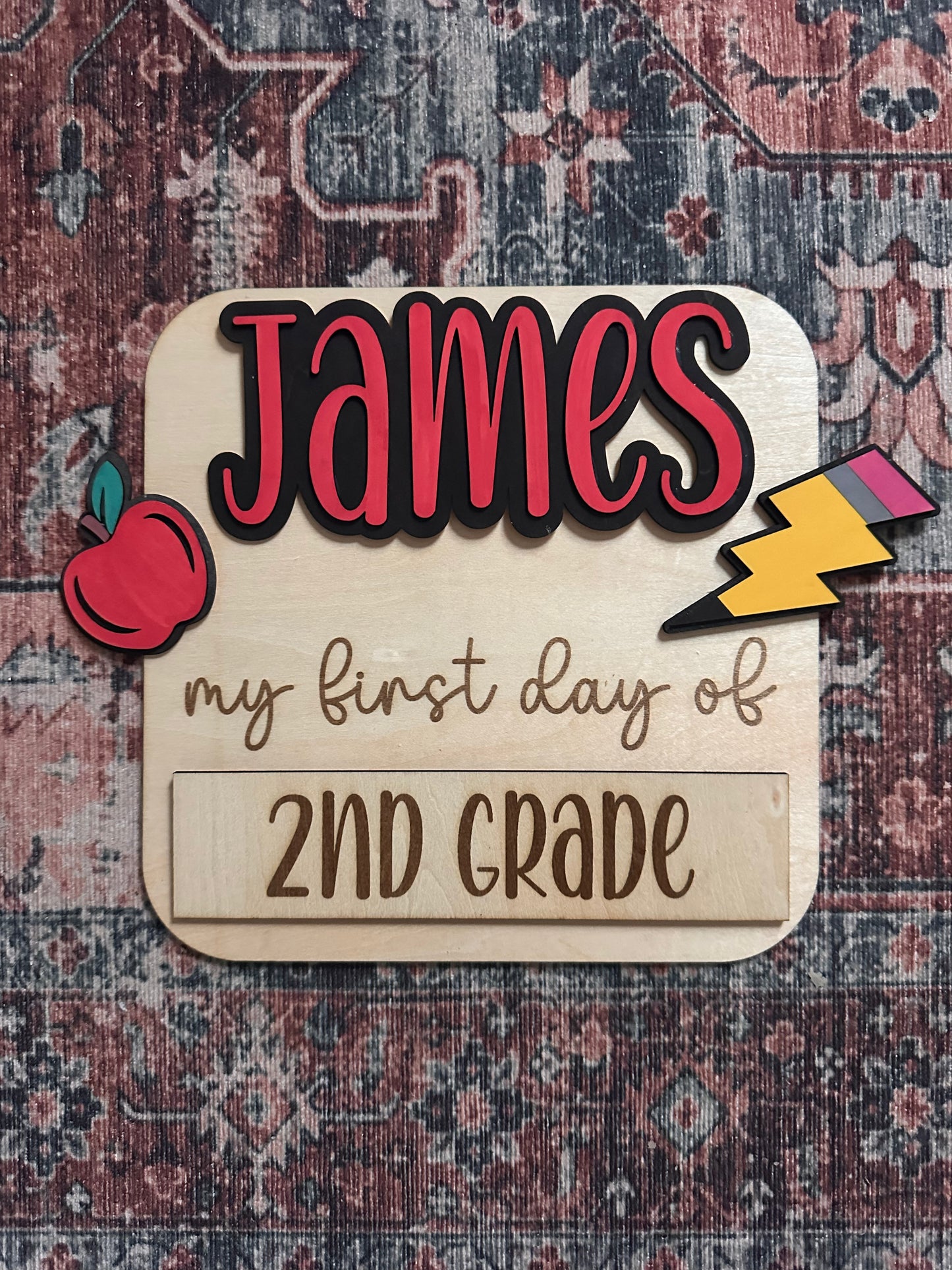 Reversible First/Last Day of School Sign