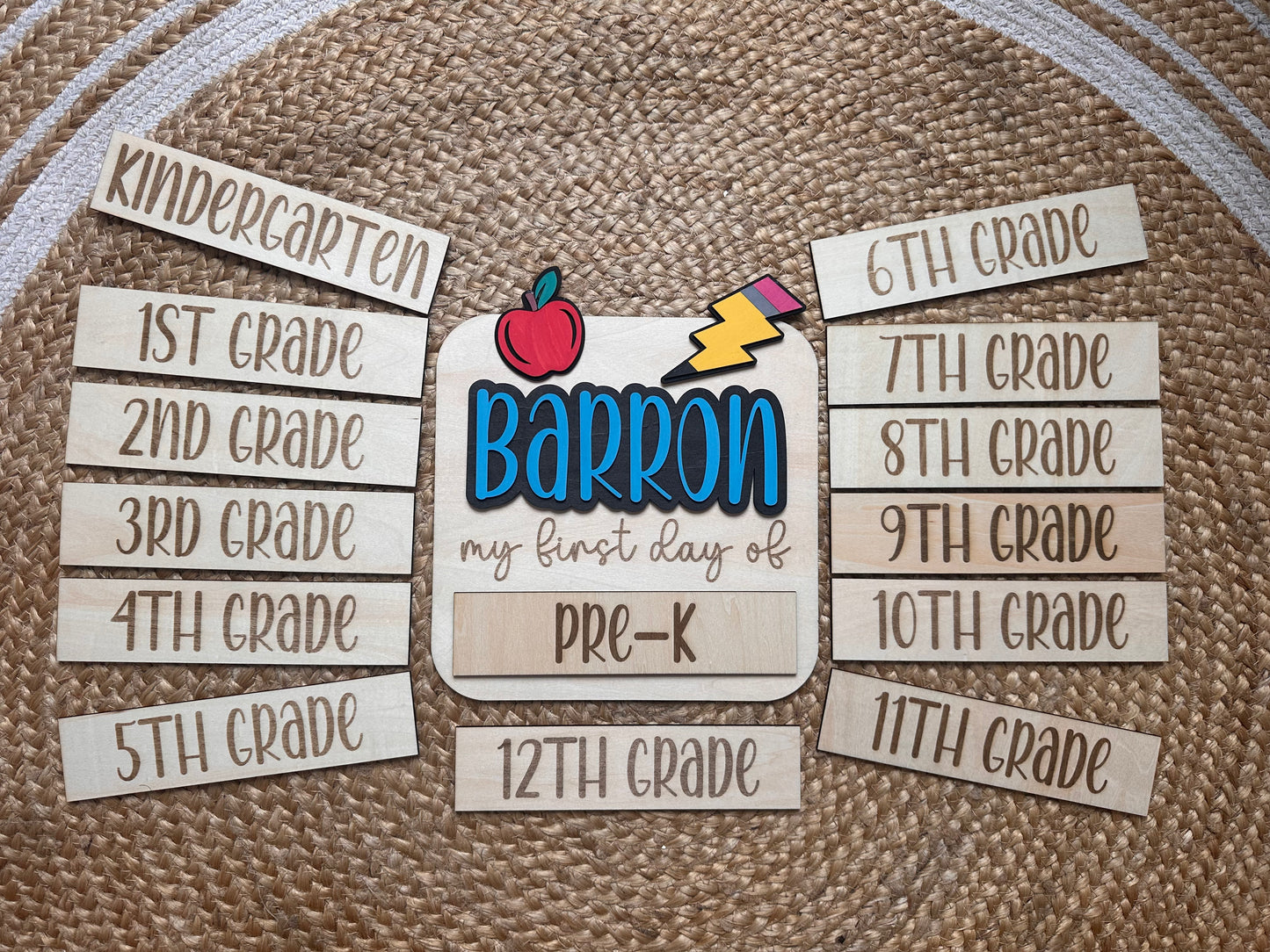 Reversible First/Last Day of School Sign