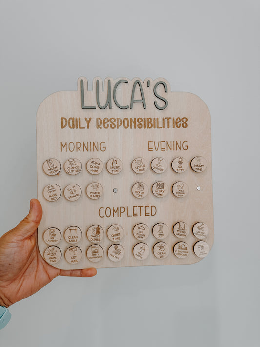 Daily Responsibilities Chart