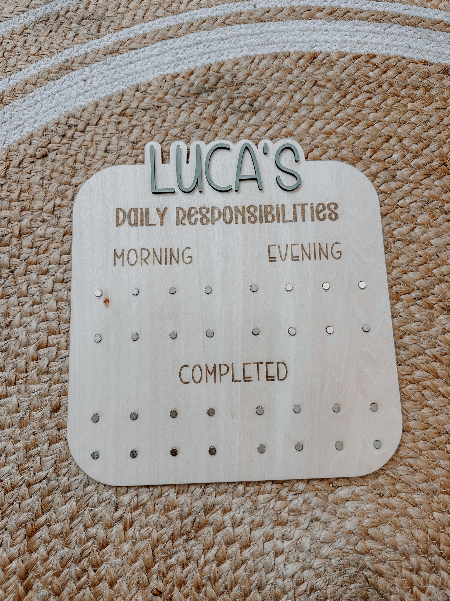 Daily Responsibilities Chart