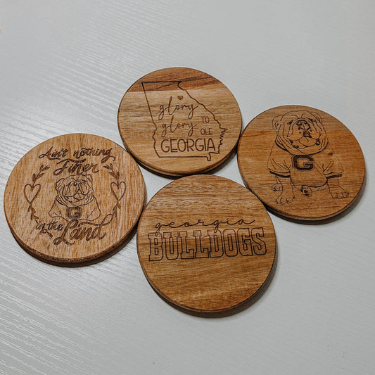 Georgia Bulldog Coasters
