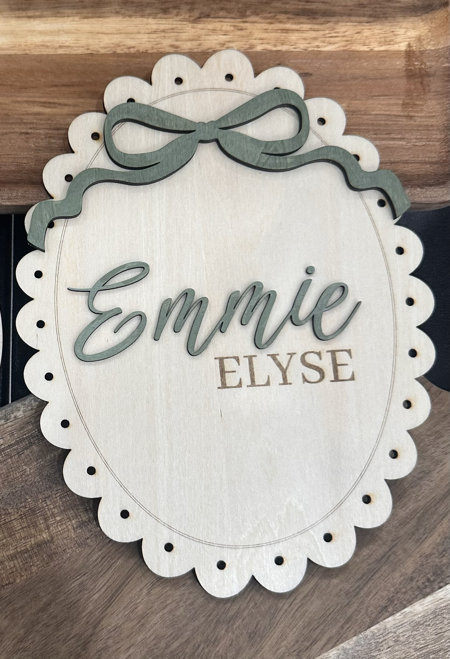 Custom Wooden Name Sign
