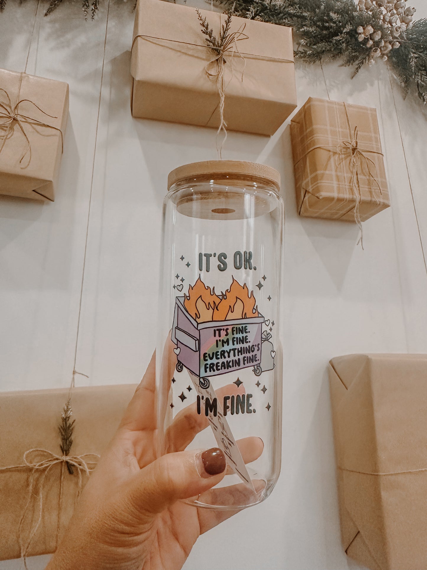 20 oz Glass Tumbler