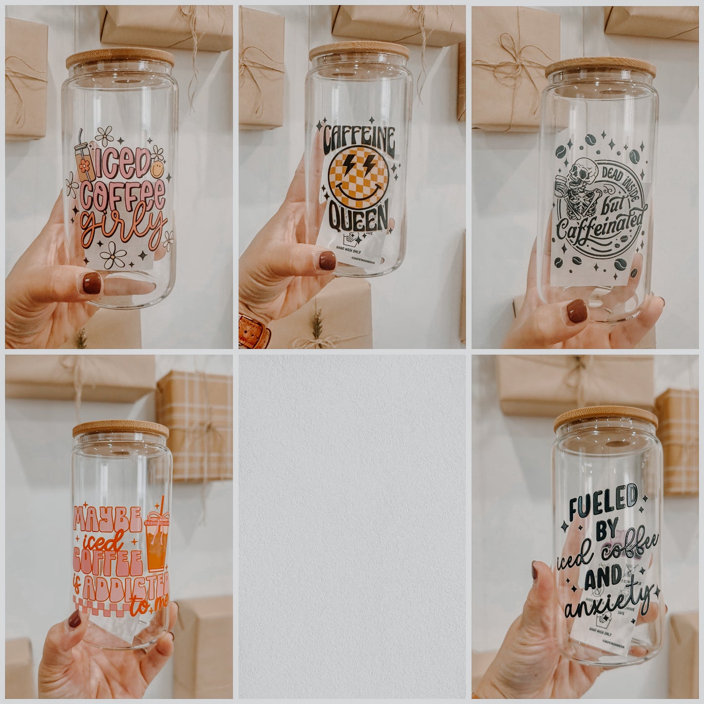Coffee Lovers - 16 oz Glass Tumbler
