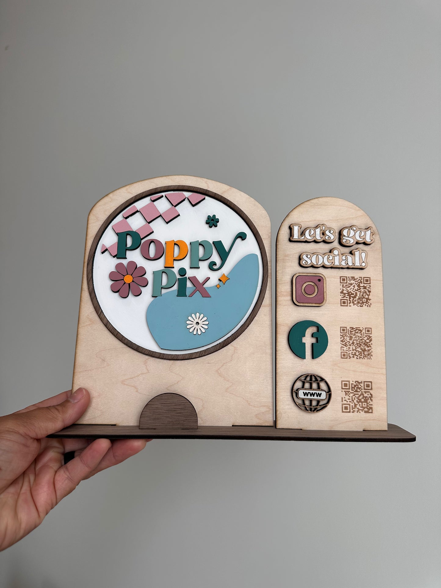 Custom Wood Table Sign